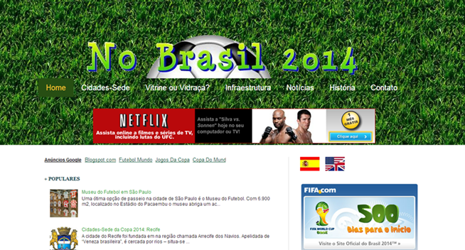Blog No Brasil 2014