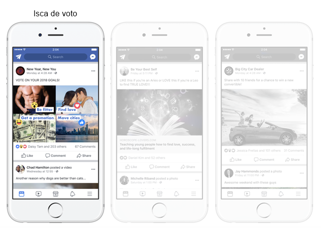 Facebook vai penalizar páginas que usam iscas de engajamento